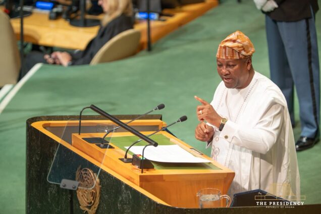 Mahama condemns Gaza carnage, backs Palestine and two-state solution